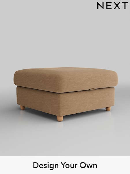 Fine Chenille Easy Clean/Mid Sand Beige Parker Platform Grand Relaxed Sit (B76613) | £499