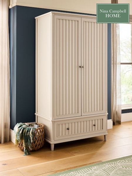 Nina Campbell Putty Willis Double Wardrobe (B77406) | £1,299