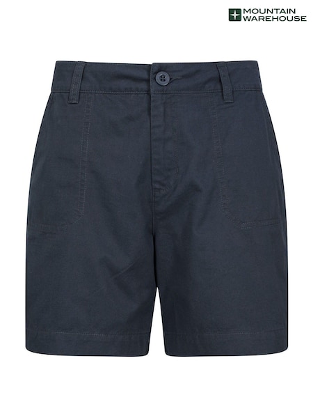 Mountain Warehouse Blue Bayside 100% Cotton Womens Shorts (B77498) | £30