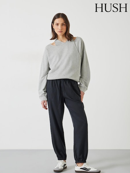 Hush Black Monica Trousers (B77509) | £69