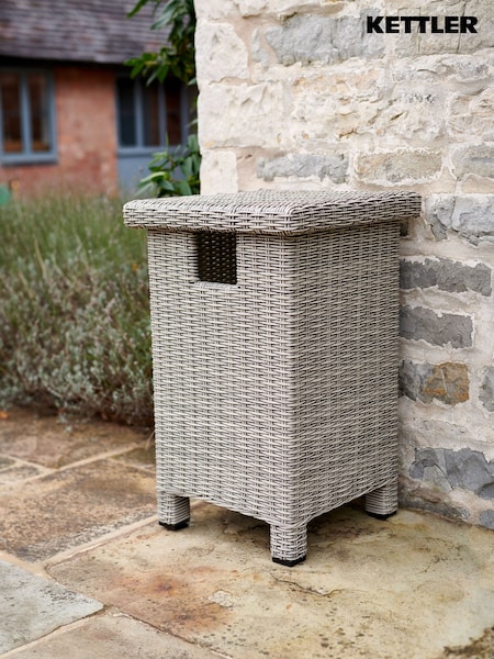 Kettler White Wash Palma Garden Low Gas Bottle Storage (B77636) | £200