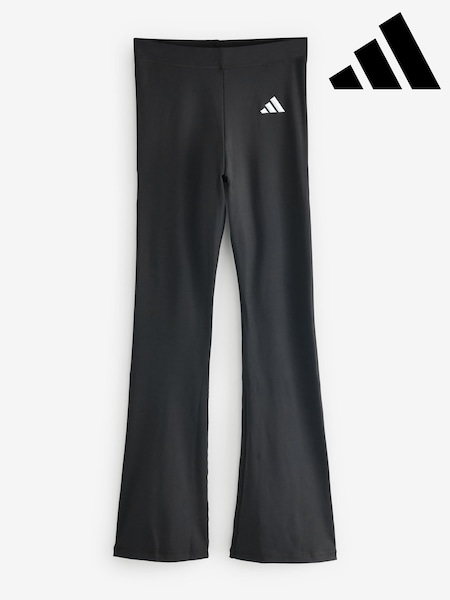 adidas Black Flared Leggings (B78276) | £40