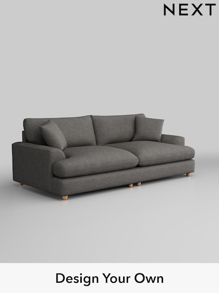 Tweedy Blend Easy Clean/Dark Grey Parker Platform Grand Relaxed Sit (B78491) | £1,699