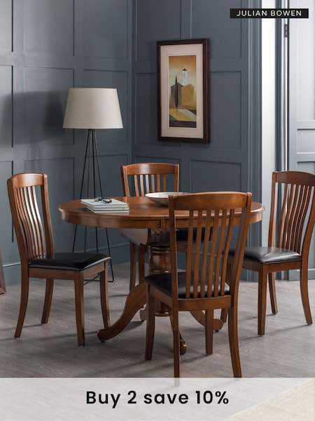 Julian Bowen Mahogany Canterbury Extending Table (B78600) | £285