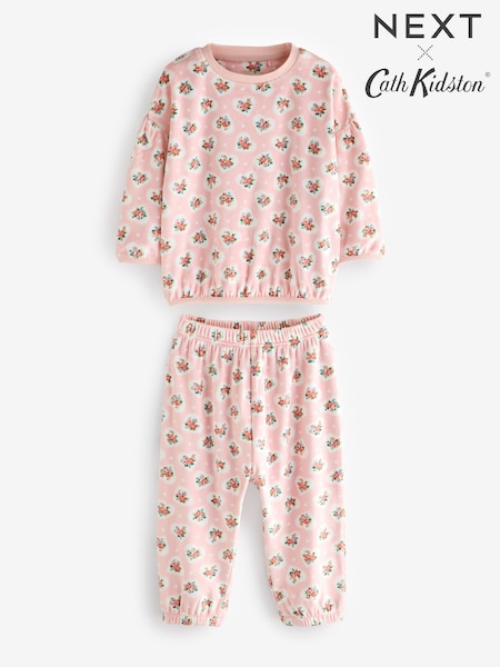 Pink Cath Kidston Cosy Fleece Pyjamas (B78905) | £16 - £19