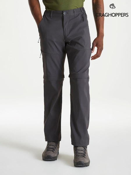 Craghoppers Grey Kiwi Pro Convertible Trousers (B79443) | £70