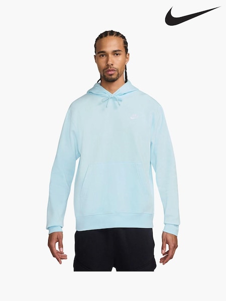 Nike Glacier Blue Club Pullover Hoodie (B79495) | £60