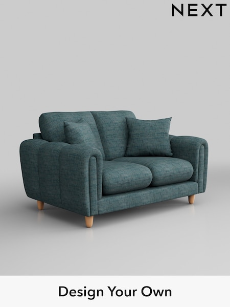 Boucle Weave Easy Clean/Dark Teal Green Odella (B79574) | £1,075