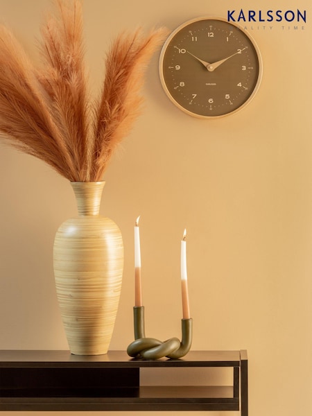 Karlsson Moss Green Osado Dome Wall Clock (B79659) | £45