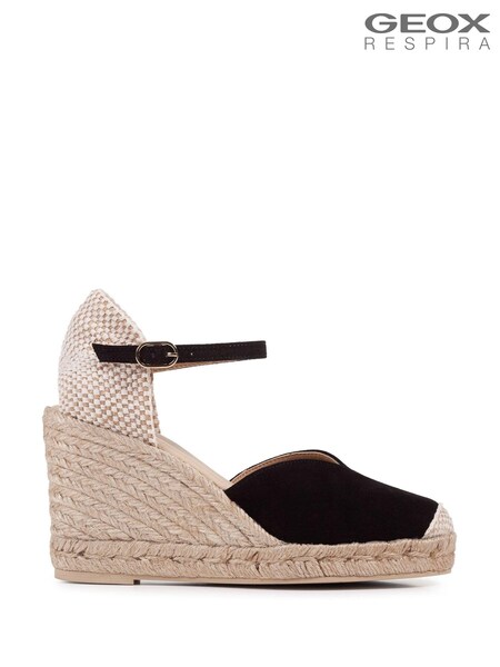 Geox D Gelsa A Black Sandals (B80115) | £65