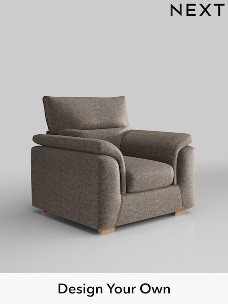 Plush Chenille/Mink Brown Hayden Highback (B80122) | £750