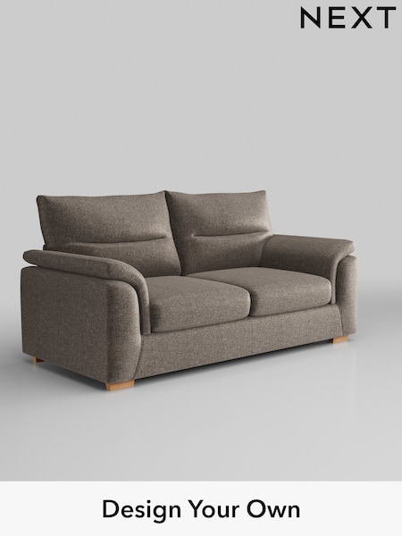 Plush Chenille/Mink Brown Hayden Highback (B80122) | £1,225