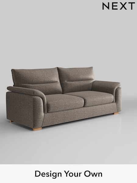 Plush Chenille/Mink Brown Hayden Highback (B80122) | £1,325