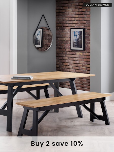 Julian Bowen Black Oak Hockley Bench (B80289) | £155