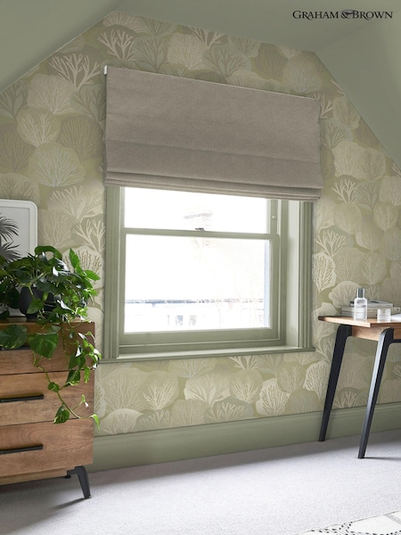 Graham & Brown Green Twyla Wallpaper Sample (B80316) | £1