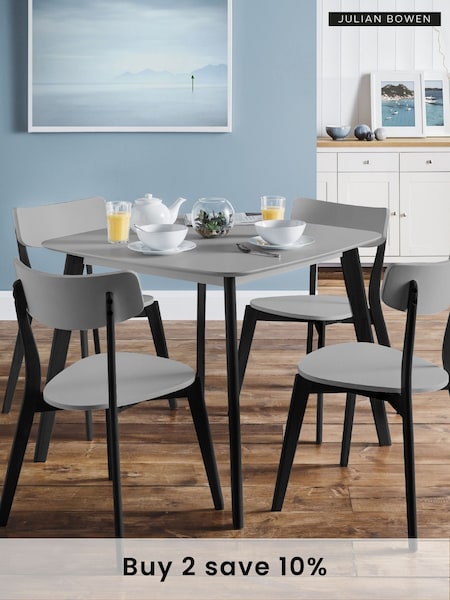 Julian Bowen Grey Casa Square Dining Table (B80466) | £160
