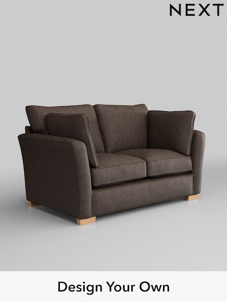 Monza Faux Leather Easy Clean/Peppercorn Brown Heath Highback (B80629) | £1,025