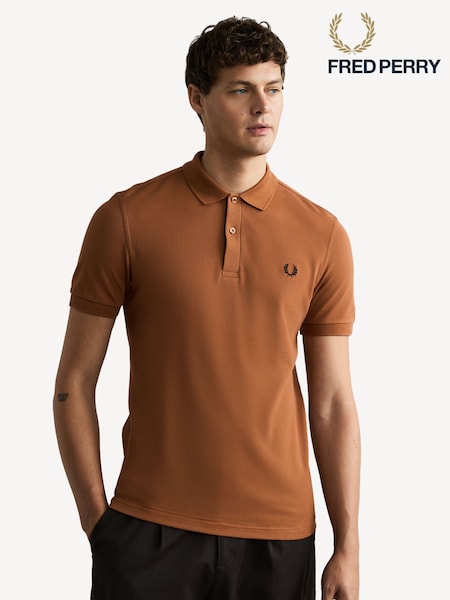 Fred Perry 100% Cotton Plain Polo Shirt (B80720) | £37