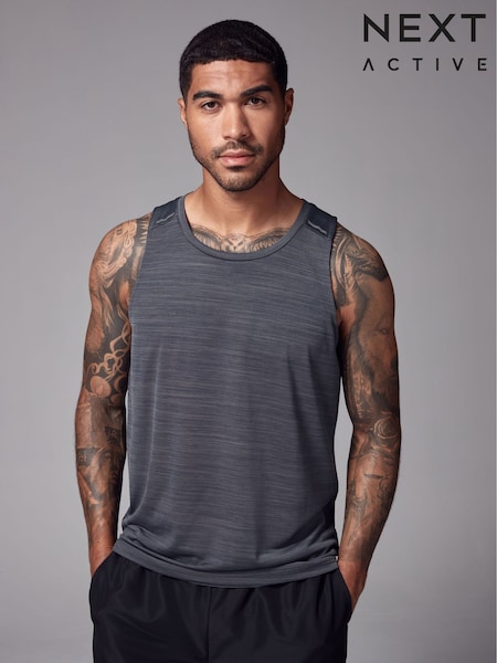 Charcoal Grey Active Gym Training T-Shirt (B80849) | £14