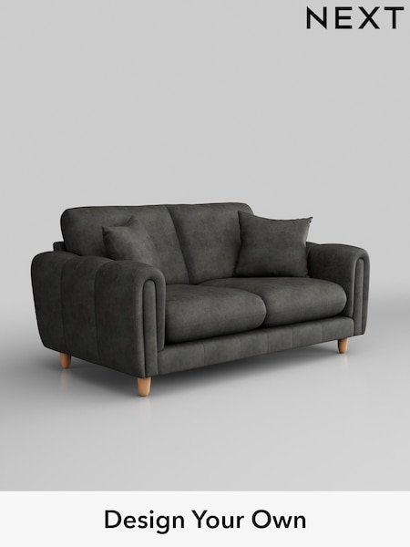 Monza Faux Leather Easy Clean/Dark Grey Odella (B81044) | £1,275