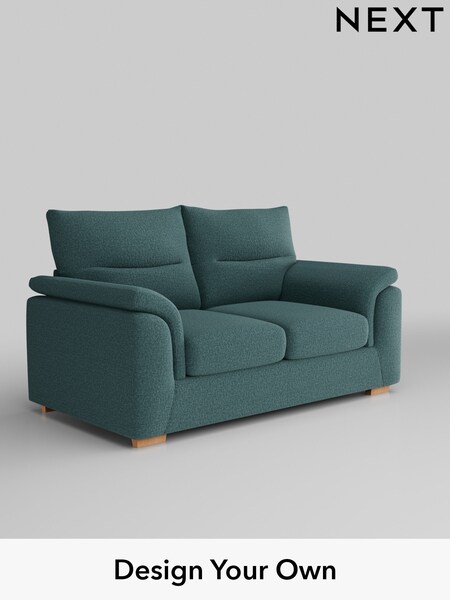 Chunky Chenille/Mid Teal Green Hayden Highback (B81202) | £1,125