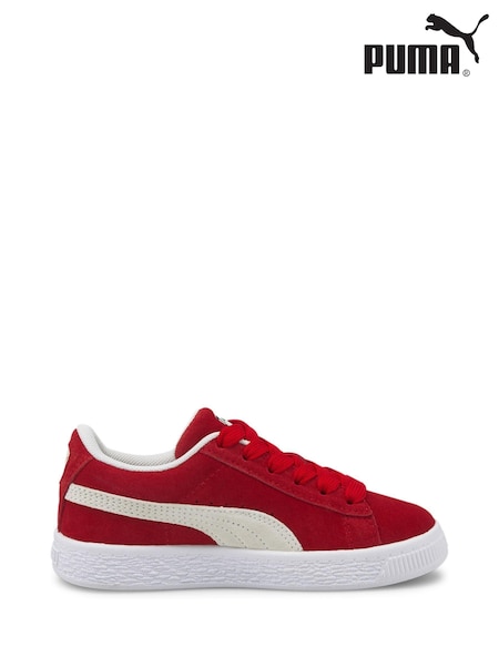 Puma Red Suede Classic XXI Kids Trainers (B81386) | £45