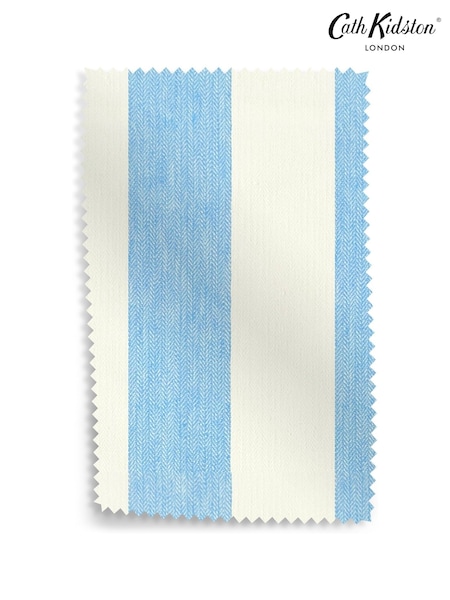 Cath Kidston Canopy Stripe Dreamer Blue Canopy Stripe Upholstery Swatch (B82131) | £0