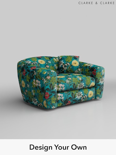Passiflora/Kingfisher Blue Erik By Clarke And Clarke (B82587) | £1,199