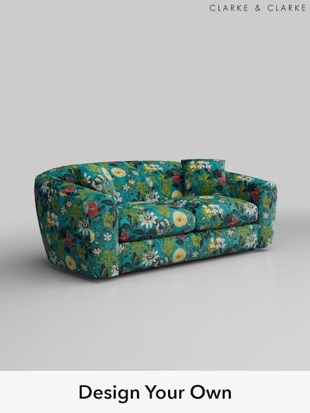 Passiflora/Kingfisher Blue Erik By Clarke And Clarke (B82587) | £1,399
