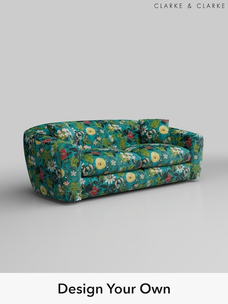 Passiflora/Kingfisher Blue Erik By Clarke And Clarke (B82587) | £1,499