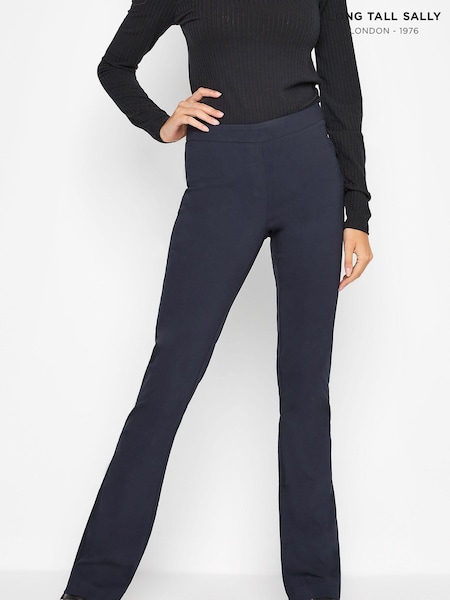 Long Tall Sally Blue Bi-Stretch Bootcut Trousers (B82620) | £37