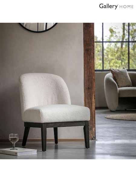Gallery Home Vanilla Bonnie Upholstered Chair (B82647) | £295