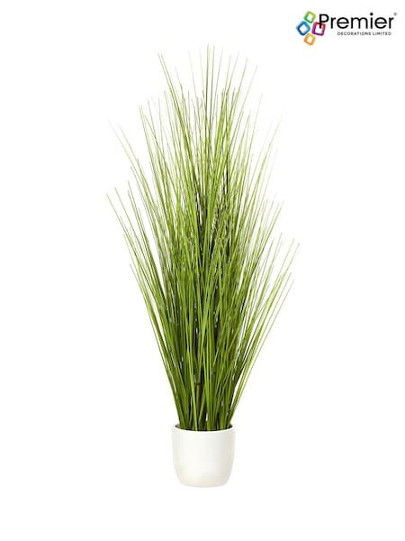 Premier Decorations Ltd Green 75cm Potted Onion Grass Artificial Garden Plant (B82826) | £27