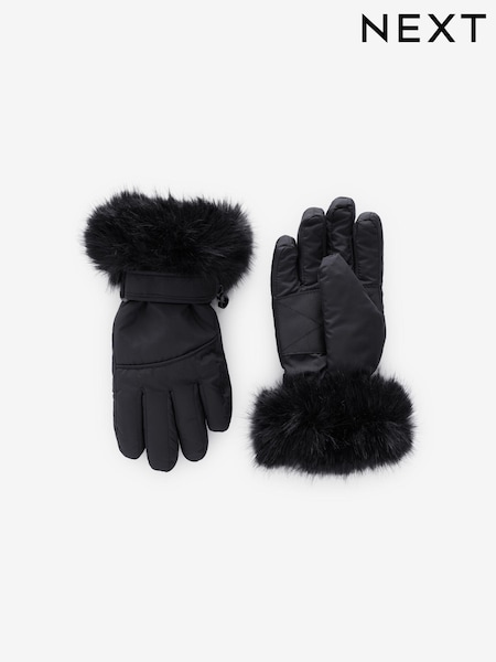 Black Ski Gloves (3-16yrs) (B82909) | £11 - £14