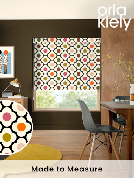 Orla Kiely Red Multi Spot Flower Made to Measure Roller Blinds (B83016) | £58