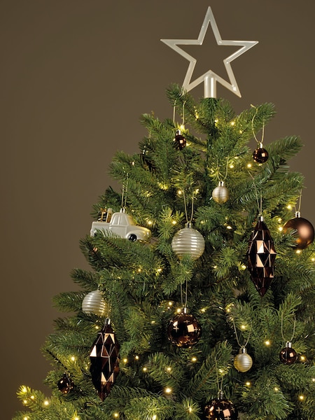 Decoris Brown 67 Piece Shatterproof Christmas Tree Decorations and Baubles (B83389) | £17