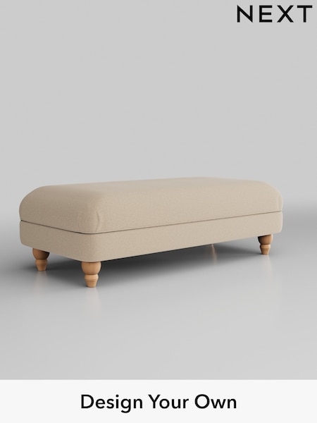 Tweedy Blend Easy Clean/Light Sand Beige Ashford Highback (B83542) | £425