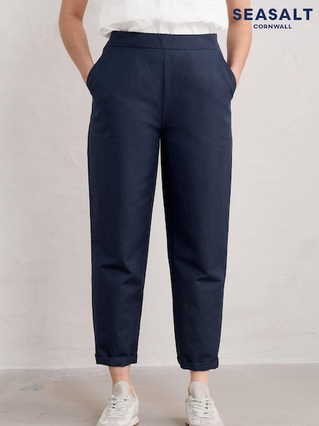Seasalt Cornwall Blue Westlin Trousers (B83561) | £73