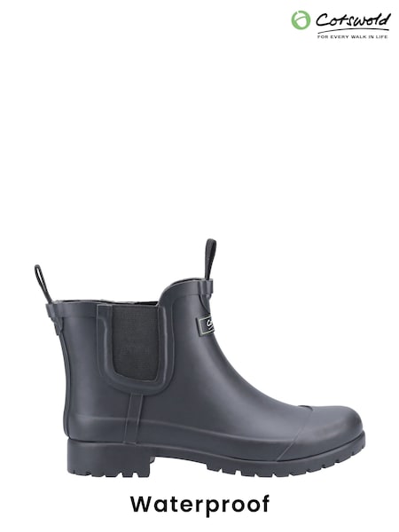Cotswolds Blenheim Waterproof Black Ankle Boots (B83607) | £50