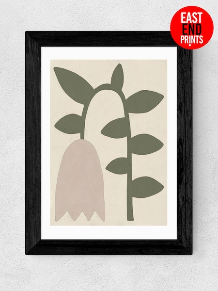 East End Prints Black Tulip Framed Art Print (B84271) | £50 - £130