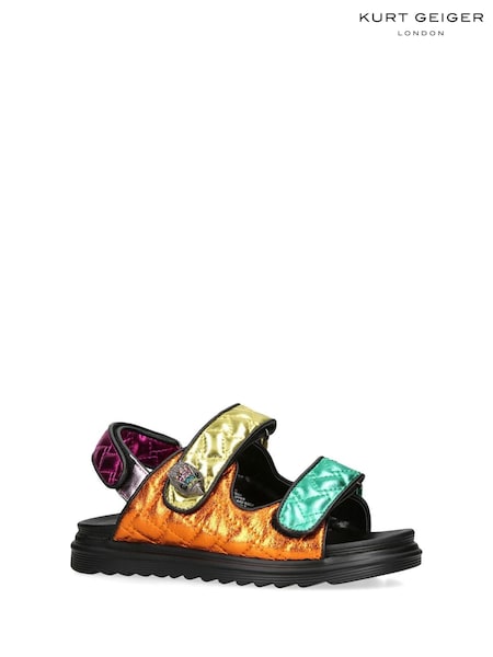 Kurt Geiger London Mini Kids Pink Orson Sandals (B84458) | £69