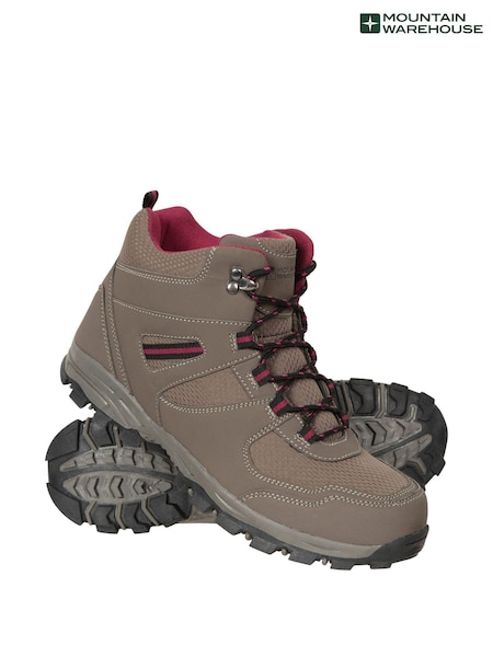 Mountain Warehouse Brown Wide Fit Womens Mcleod Boots (B84769) | £41