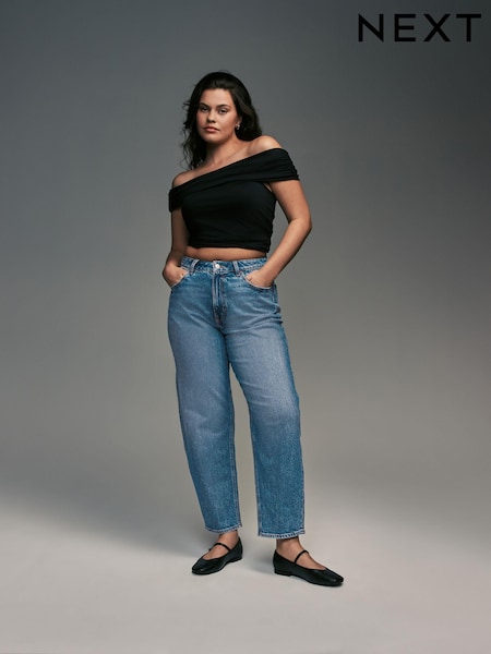 Dark Blue Authentic Barrel Hourglass Jeans (B84951) | £36