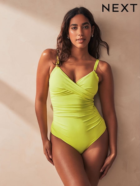 Green 2 Pack Tummy Control Swimsuits (B85069) | £28