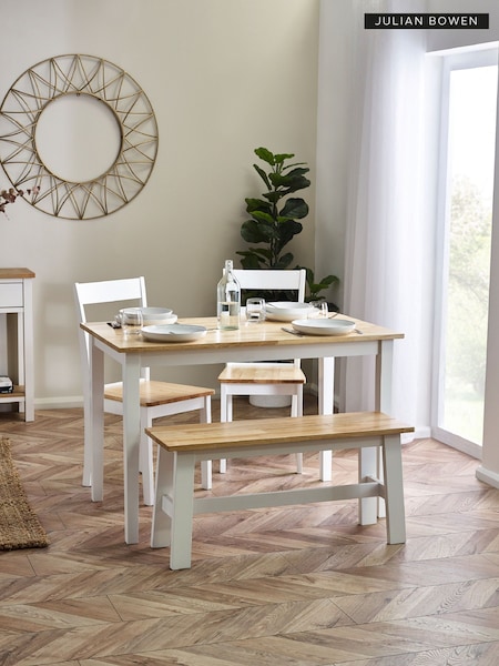 Julian Bowen Natural Linwood Small Bench (B85277) | £115