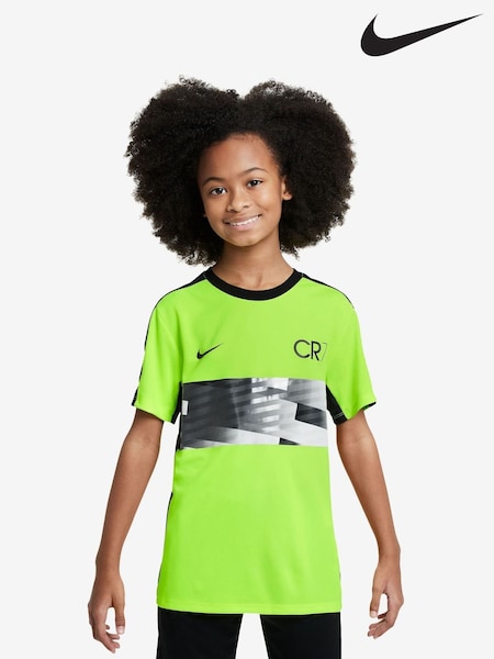 Nike Yellow Dri-FIT CR7 Academy Training T-Shirt (B85473) | £30