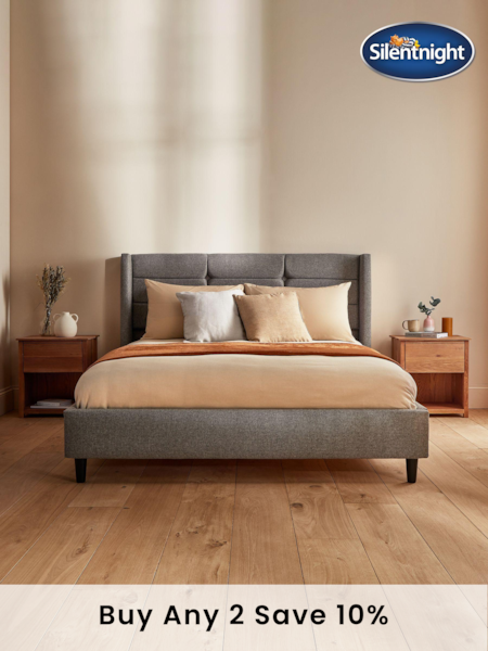 Silentnight Pebble Woven Lilith Bedframe (B85482) | £735 - £810