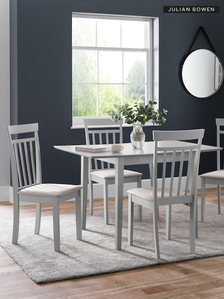 Julian Bowen Grey Coast Dining Chairs Set Of 2 (B85495) | £125