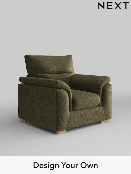 Plush Chenille/Moss Green Hayden Highback (B85543) | £750