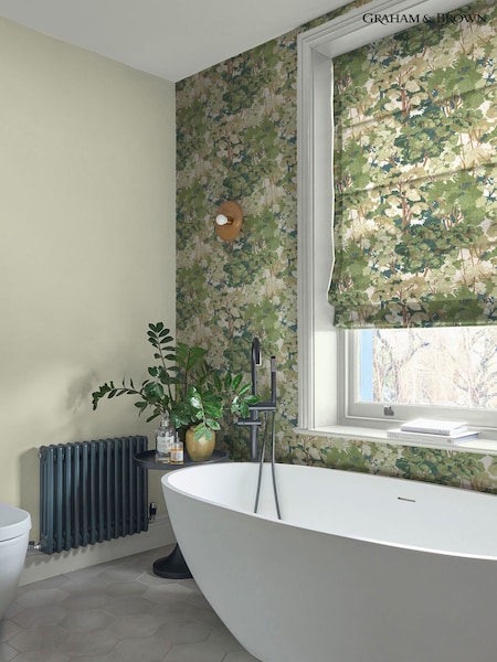 Graham & Brown Green Folklore Tree Wallpaper Sample (B85677) | £1